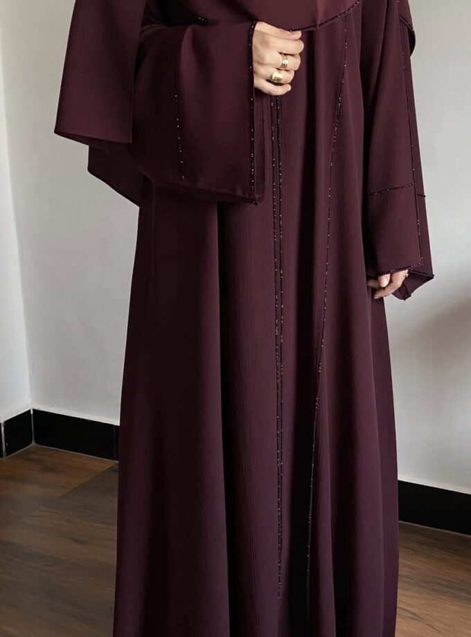 Maroon Abaya