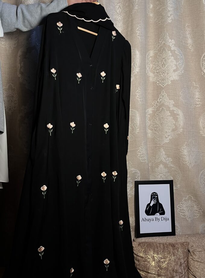 Black embroidered best seller