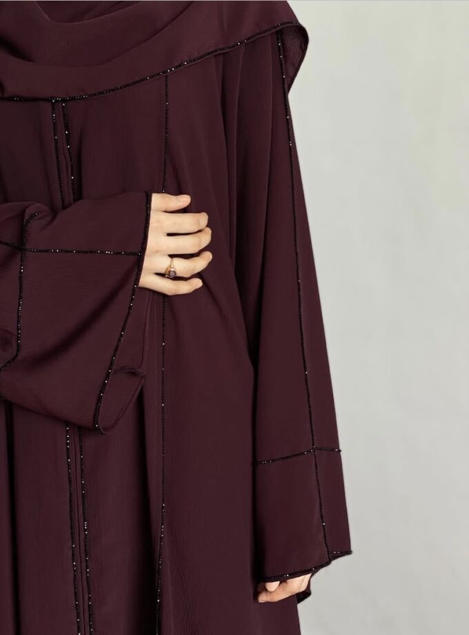 Maroon Abaya