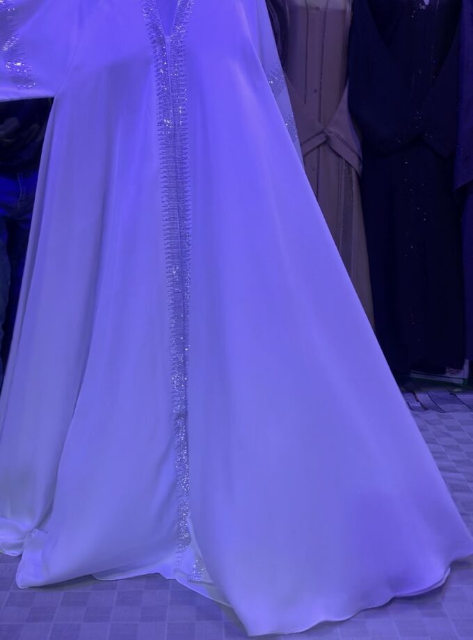 White Umrah abaya