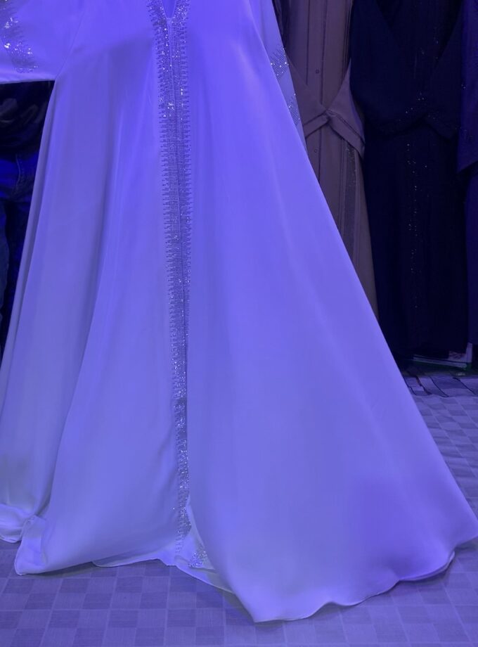 White Umrah abaya