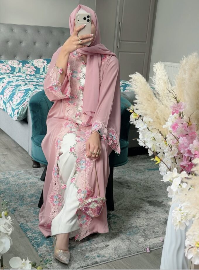 Lace abaya