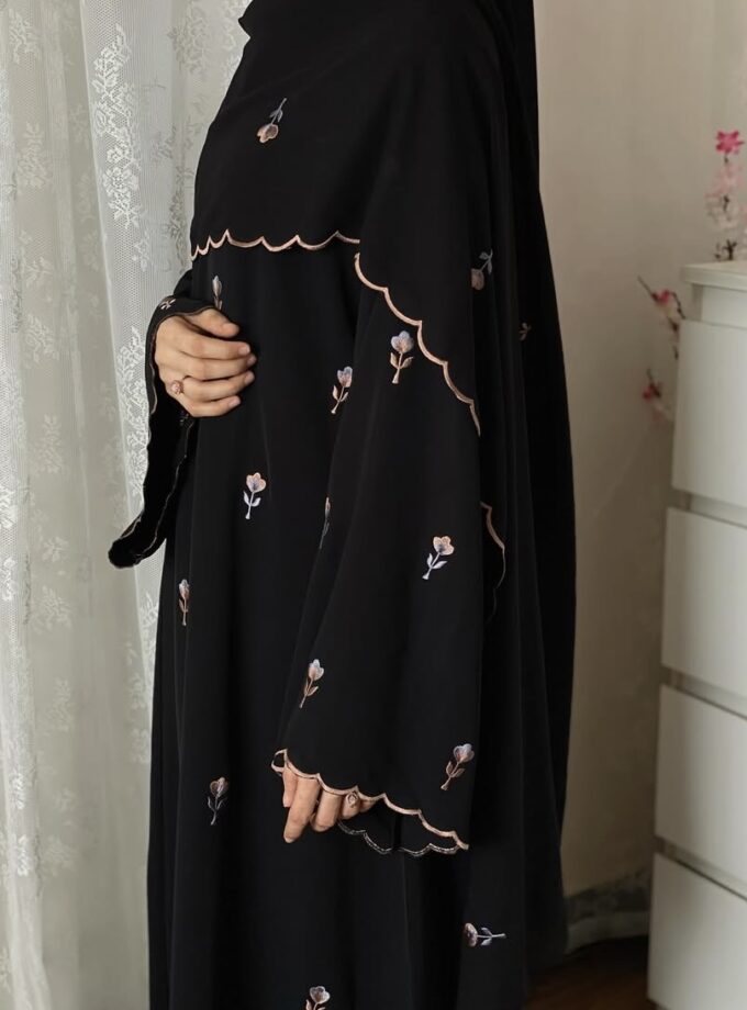 Black embroidered best seller