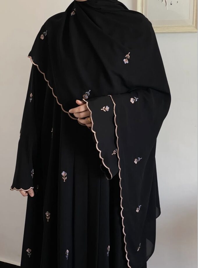 Black embroidered best seller
