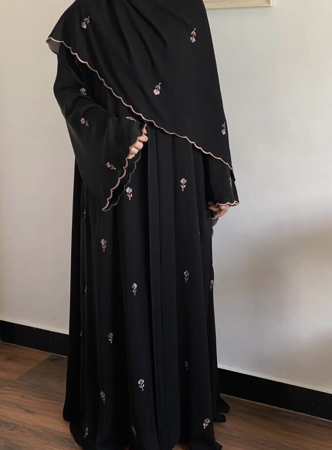 Black embroidered best seller