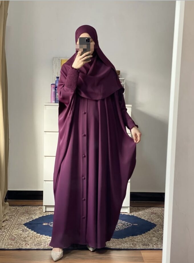 Plum Jilbab Abaya