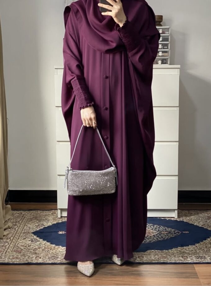 Plum Jilbab Abaya