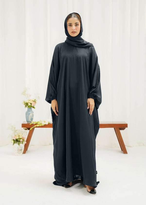 Black kaftan abaya