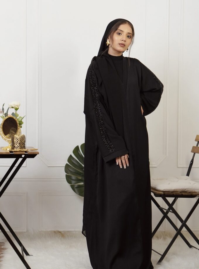 Zarar abaya (black zoom)