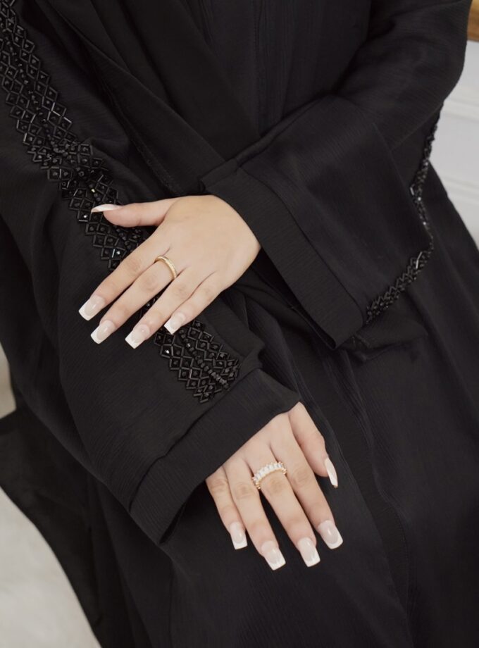 Zarar abaya (black zoom)