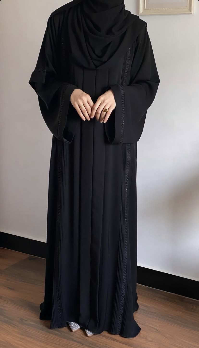 Black tree abaya - Image 4